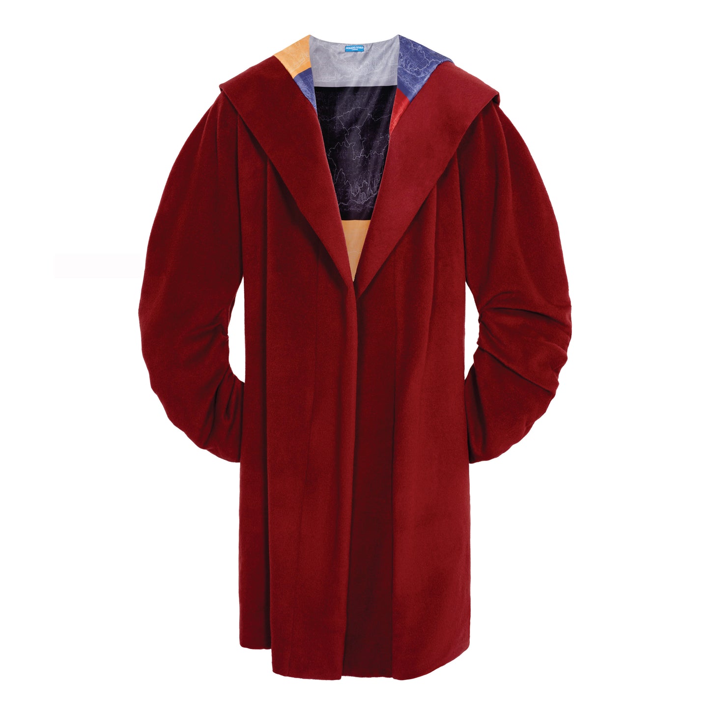 The Red Oversize Alpaca Coat